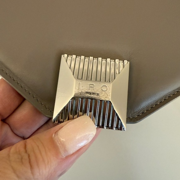 IRO Taupe Crossbody Bag with Chain Strap - Picture 3 of 12